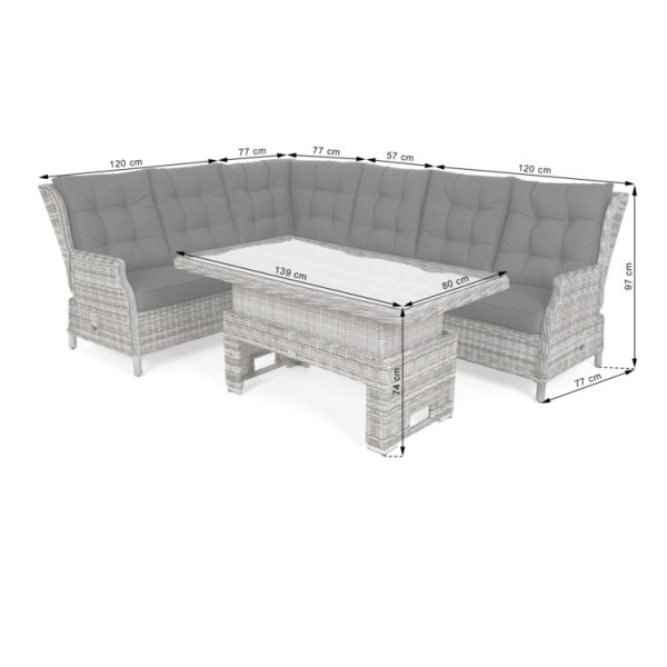 Комплект садових меблів HOME & GARDEN Trivento