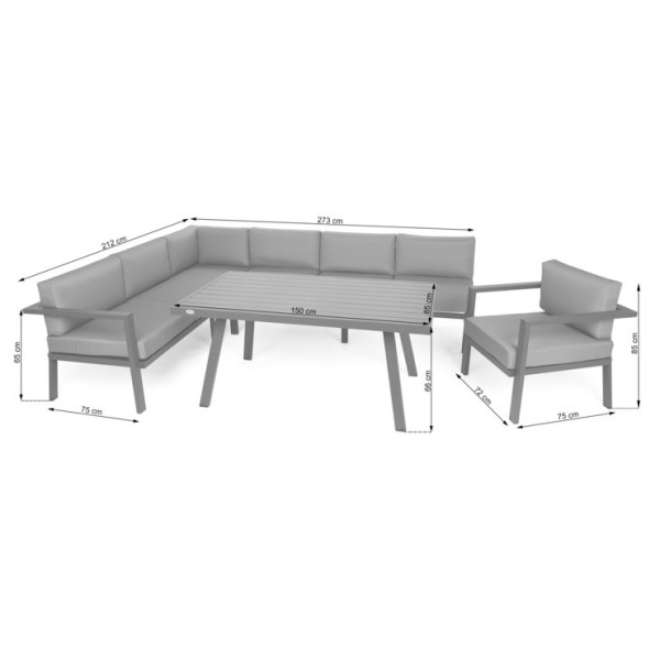 Комплект садових меблів HOME & GARDEN Miami