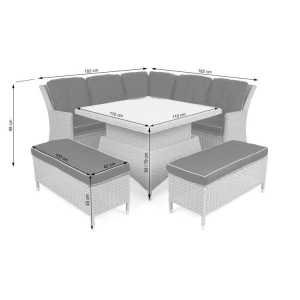 Комплект садових меблів HOME & GARDEN Termoli