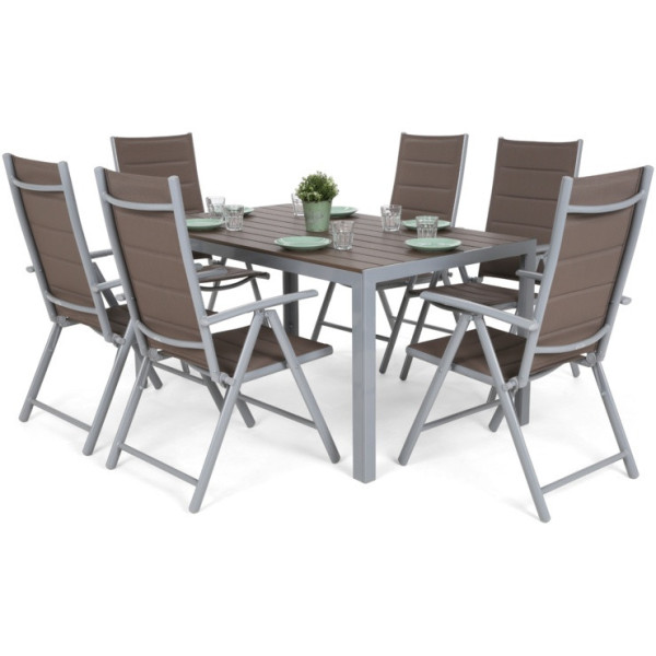 Набор садовой мебели HOME & GARDEN Ibiza 150 стол + 6 кресел
