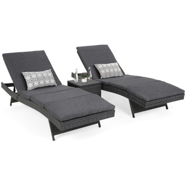 Комплект садовой мебели HOME & GARDEN Bora Bora лежаки 2х+столик