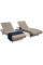 Комплект садовой мебели HOME & GARDEN Bora Bora лежаки 2х+столик