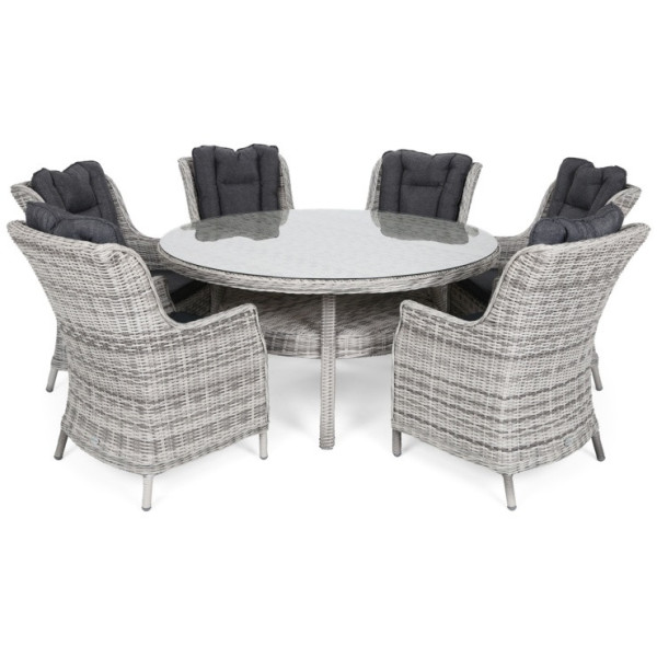 Набір садових меблів HOME & GARDEN Bristol Round Elegant стіл + 6 крісел