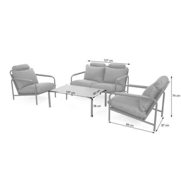 Комплект садових меблів HOME & GARDEN Como