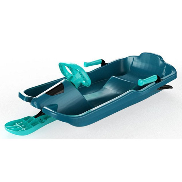 Санки бобслей с рулем PLASTKON SKIPPER
