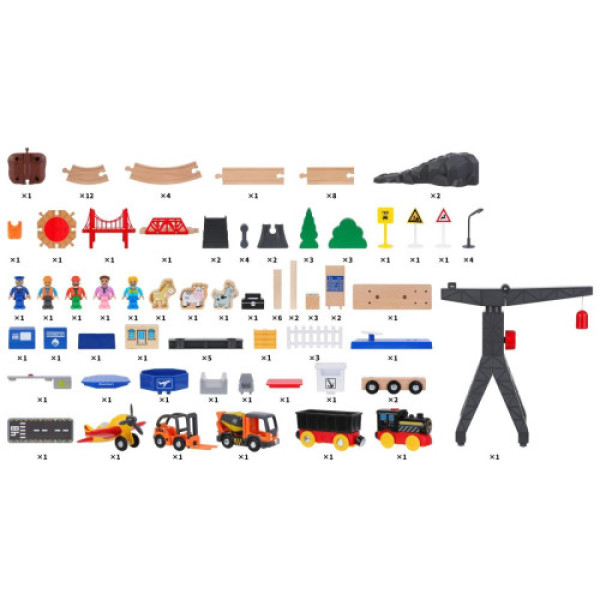 Ігровий набір Mamabrum Train Set