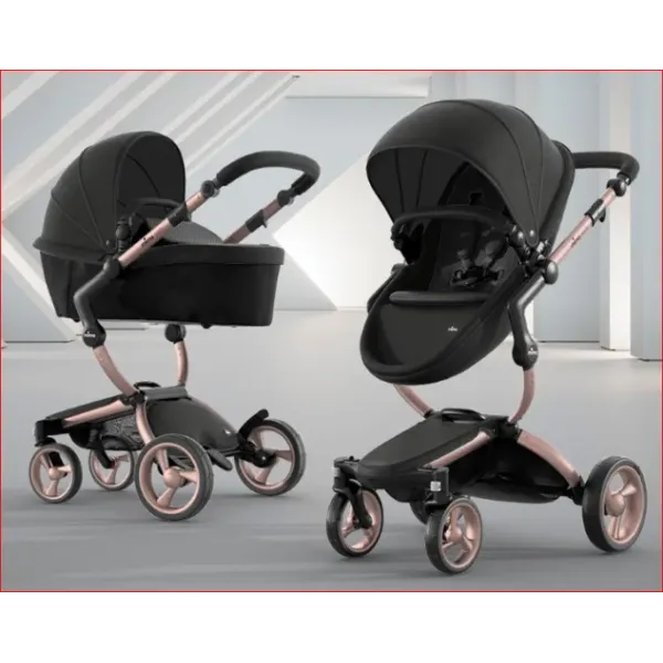 Коляска 2в1 Mima XARI 4G шасси - Rose Gold