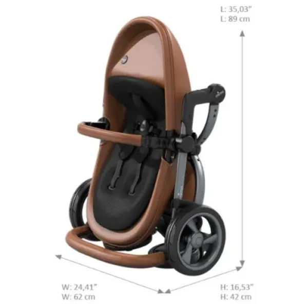 Коляска 2в1 Mima XARI 4G шасси - Rose Gold