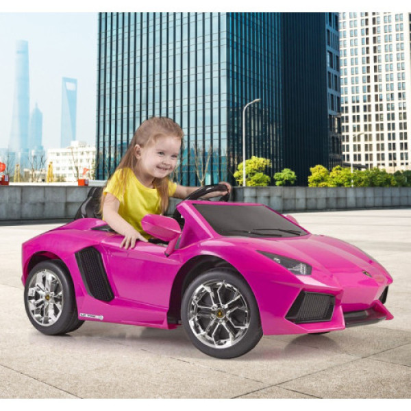 Автомобиль Feber Aventador Pink 6V 12394