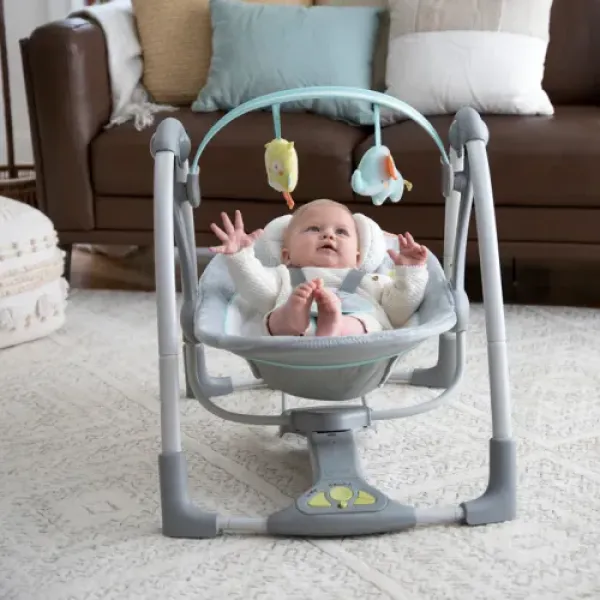 Кресло - качели INGENUITY Swingn Go Hugs & Hoots