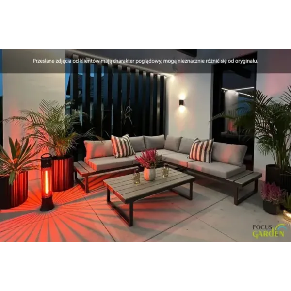 Уличный электрический обогреватель Focus Garden APUS Silver