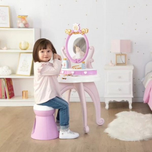 Туалетный столик 2в1 Smoby Disney Princess +10 аксессуаров