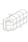 Садова теплиця-парник 18m2 Cultivo 3x6x2