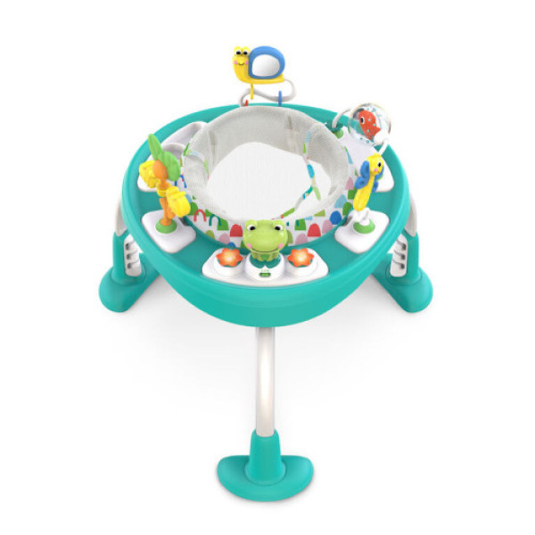 Интерактивный прыгунец - столик 2в1 BRIGHT STARTS Bounce Baby Playful Pond