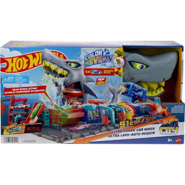 Автомойка Hot Wheels Акула City Ultra 1:64 HTN82