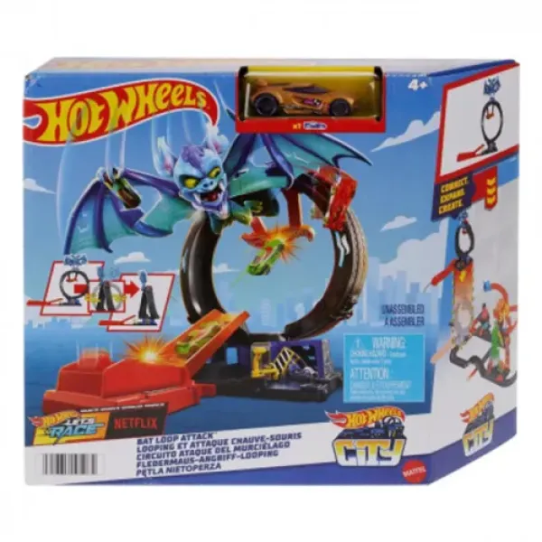 Трамплін Hot Wheels City петля Кажана HTN78