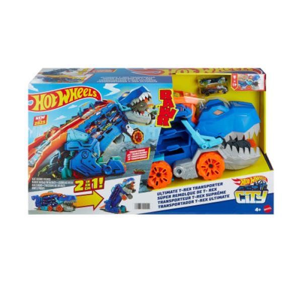 Мега Транспортер Hot Wheels T-Rex HNG50
