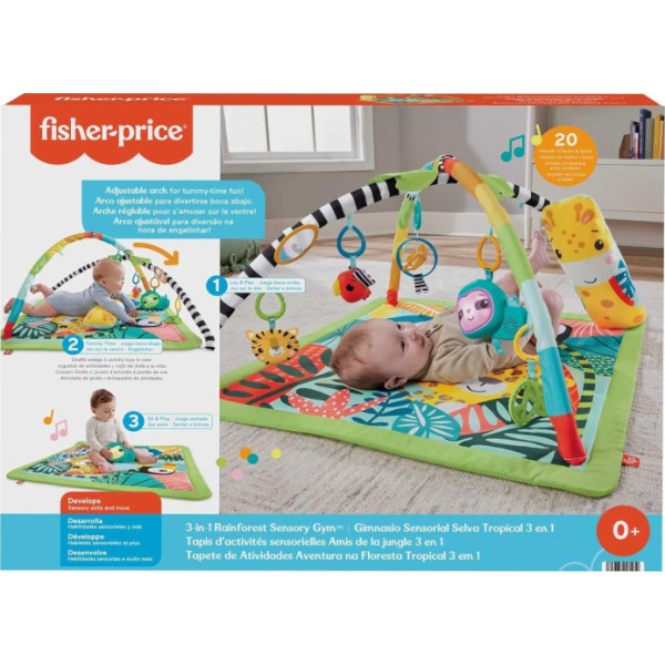 Розвиваючий килимок FISHER PRICE з дугами Тропічний ліс