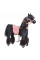Механическая игрушка кузнечик на колесах Ponnie Ebony S с розовым седлом