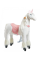 Механическая игрушка кузнечик на колесах Ponnie Merlin M с розовым седлом