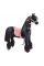 Механическая игрушка кузнечик на колесах Ponnie Ebony M с розовым седлом