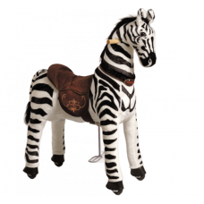 Механическая игрушка зебра на колесах Ponnie Dixi M