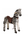 Механическая игрушка зебра на колесах Ponnie Dixi M