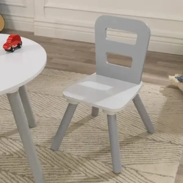 Дитячий круглий стіл і 2 круглих стільця Kidkraft 26166