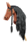 Плюшева іграшка конячка на паличці Hobby Horse Ponnie Lucky