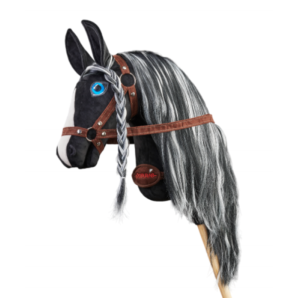 Плюшева іграшка конячка на паличці Hobby Horse Ponnie Barock Pinto A3