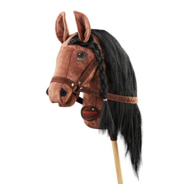 Плюшевая игрушка лошадка на палочке Hobby Horse Ponnie Charlotte A3