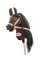 Плюшева іграшка конячка на паличці Hobby Horse Ponnie Dark Chocolate A3