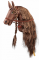 Плюшева іграшка конячка на паличці Hobby Horse Ponnie Chocolate A3