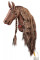 Плюшева іграшка конячка на паличці Hobby Horse Ponnie Chocolate A3