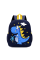 Детский рюкзак Evo-Kids Small Dino Black (арт. 2418-10 Black Dino) - ткань черная / рисунок синий динозавр (коробок 1 шт.)