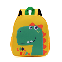 Дитячий рюкзак Evo-Kids Small Dino Yellow (арт. 2418-10 Yellow Dino) - тканина жовта / зелений динозавр (коробок 1 шт.)