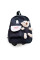 Детский рюкзак Evo-kids Small-Bear Black (арт. 2418-1 Bear Black) - ткань черная / игрушка медведь (коробок 1 шт.)