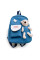 Дитячий наплічник Evo-kids Small-Bear Blue (арт. 2418-1 Bear Blue) - тканина блакитна / іграшка ведмідь (коробок 1 шт.)