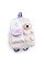 Детский рюкзак Evo-kids Small-Bear White (арт. 2418-1 Bear White) - ткань светлая / игрушка медведь (коробок 1 шт.)