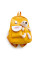 Детский рюкзак Evo-kids Small-Bear Yellow (арт. 2418-1 Bear Yellow) - ткань желтая / игрушка медведь (коробок 1 шт.)