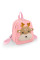 Дитячий рюкзак Evo-Kids Small Deer Pink (арт. 2418-20 Pink Deer) - рожева тканина / малюнок олень (коробок 1 шт.)