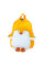Детский рюкзак Evo-kids Small-Pinguin Yellow (арт. 2418-3-Yellow- pinguin) - ткань желтая / рисунок пингвин