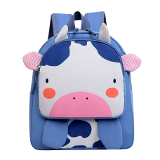 Детский рюкзак Evo-kids Small-Cow Blue (арт.2418-5-Blue Cow) - ткань синяя / рисунок корова (коробок 1 шт.)