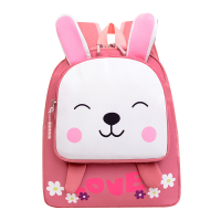 Детский рюкзак Evo-kids Small-Rabbit Red (арт.2418-5 Red Rabbit) - ткань красная / рисунок кролик (коробок 1 шт.)