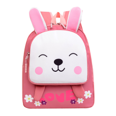 Детский рюкзак Evo-kids Small-Rabbit Red (арт.2418-5 Red Rabbit) - ткань красная / рисунок кролик (коробок 1 шт.)