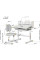 Комплект мебели Evo-Kids (стол+стул+полка+лампа) BD-24 Grey (арт. BD-24 G) - столешница белая / цвет пластика серый (коробок-1 шт.)