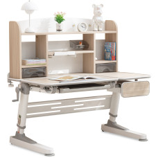 Детский стол Mealux Trenton Wood (арт.BD-580 Wood) - столешница дуб сонома / накладки серые (коробок 2-шт.)
