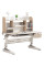 Детский стол Mealux Trenton Wood (арт.BD-580 Wood) - столешница дуб сонома / накладки серые (коробок 2-шт.)