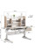 Детский стол Mealux Trenton Wood (арт.BD-580 Wood) - столешница дуб сонома / накладки серые (коробок 2-шт.)