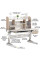 Детский стол Mealux Trenton Wood (арт.BD-580 Wood) - столешница дуб сонома / накладки серые (коробок 2-шт.)